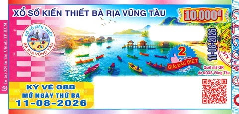Kết quả ngày 11/08/2026