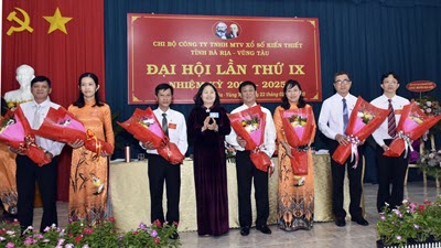 Đại hội lần thứ IX nhiệm kỳ 2020-2025 - Chi bộ Công ty TNHH MTV Xổ số Kiến thiết BR-VT