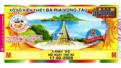 Năm 2020, Công ty TNHH MTV Xổ số Kiến thiết tỉnh  Bà Rịa – Vũng Tàu nộp ngân sách hơn 1.637 tỷ đồng