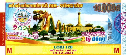 Thông tin trả thưởng đến ngày 17/12/2021