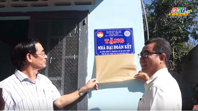 Bàn giao nhà đại đoàn kết do Công ty Xổ số Kiến thiết tỉnh BR-VT trao tặng năm 2019